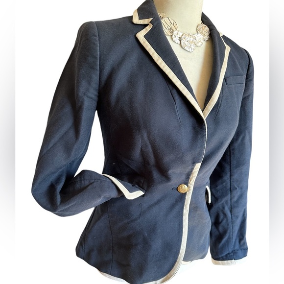 Banana Republic Nautical Style Blazer Jacket - Picture 2 of 11